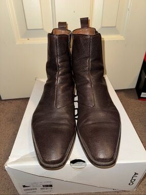 ALDO Dorritt Leather Boots Size 9
